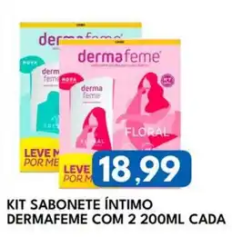 Rancho Bom Supermercados kit sabonete íntimo dermafeme oferta
