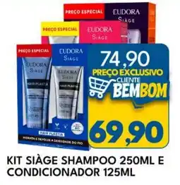 Rancho Bom Supermercados Kit siäge shampoo e condicionador oferta