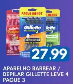 Rancho Bom Supermercados aparelho barbear / depilar gillette oferta