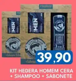 Rancho Bom Supermercados kit hedera homem cera oferta