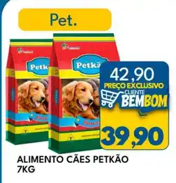 Rancho Bom Supermercados alimento cães petkão oferta