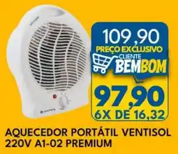 Rancho Bom Supermercados aquecedor portátil ventisol oferta