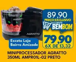 Rancho Bom Supermercados Miniprocessador agratto oferta
