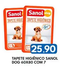 Rancho Bom Supermercados Tapete higiênico sanol dog oferta