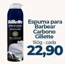 Supermercados Andreazza Espuma para Barbear Carbono Gillette oferta