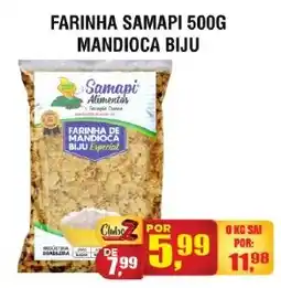 Zebu Carnes Supermercados Farinha samapi mandioca biju oferta