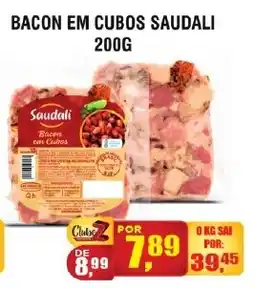 Zebu Carnes Supermercados Bacon em cubos saudali oferta