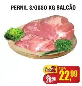 Zebu Carnes Supermercados Pernil s/osso kg balcão oferta
