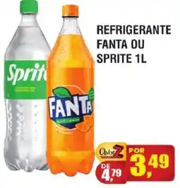 Zebu Carnes Supermercados Refrigerante fanta ou sprite 1l oferta