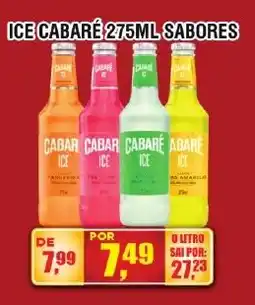 Zebu Carnes Supermercados ice cabaré 275ml sabores oferta