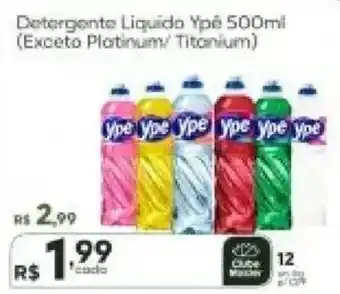 Master Supermercados Detergente Líquido Ypé oferta