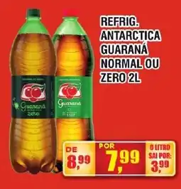 Zebu Carnes Supermercados Refrig. antarctica guaraná normal ou zero 2l oferta