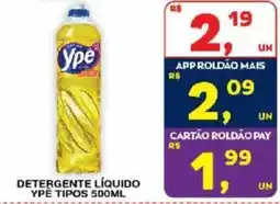 Roldão Detergente líquido ypé tipos oferta