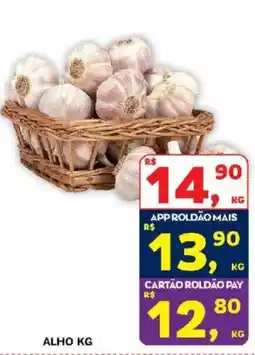 Roldão alho kg oferta