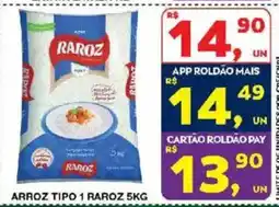 Roldão Arroz tipo 1 raroz oferta