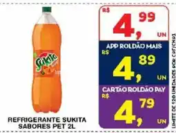 Roldão Refrigerante sukita sabores pet 2l oferta
