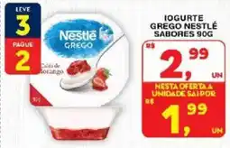 Roldão Iogurte grego nestlé sabores oferta
