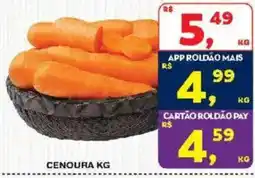Roldão cenoura kg oferta