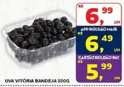 Roldão uva vitória bandeja oferta