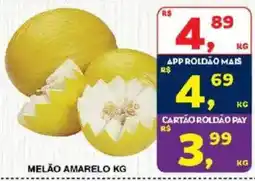Roldão melão amarelo kg oferta