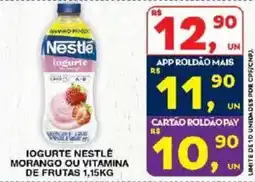 Roldão Iogurte nestlé morango ou vitamina de frutas oferta