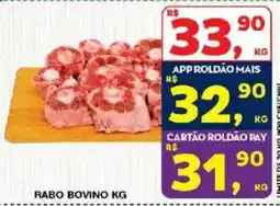 Roldão Rabo bovino kg oferta