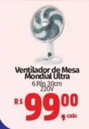 Mix Mateus Ventilador de Mesa Mondial Ultra oferta