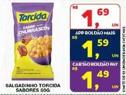 Roldão Salgadinho torcida sabores oferta