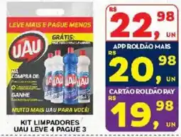 Roldão kit limpadores uau oferta