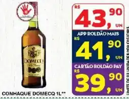 Roldão Conhaque domecq 1l oferta