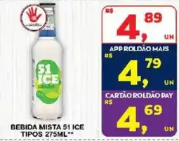 Roldão Bebida mista 51 ice oferta