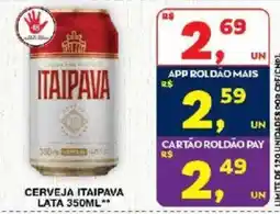 Roldão Cerveja itaipava oferta