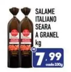 Supermercados Avenida Salame italiano seara a granel oferta