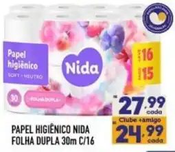 Supermercados Avenida Papel higiênico nida oferta