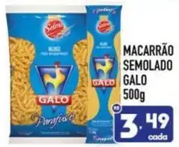 Supermercados Avenida macarrão semolado galo oferta