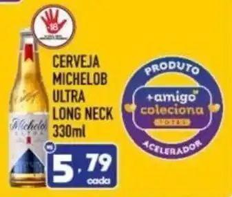 Supermercados Avenida Cerveja michelob ultra long neck oferta