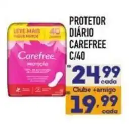 Supermercados Avenida protetor diário carefree c/40 oferta