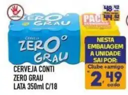 Supermercados Avenida Cerveja conti zero grau oferta