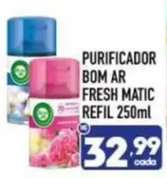 Supermercados Avenida purificador bom ar fresh matic refil oferta