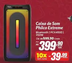 Stok Center Caixa de Som Philco Extreme oferta