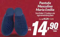 Stok Center Pantufa Masculina Maria Emília oferta