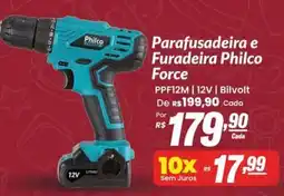 Stok Center Parafusadeira e Furadeira Philco Force oferta