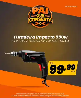 Furadeira Impacto 550w