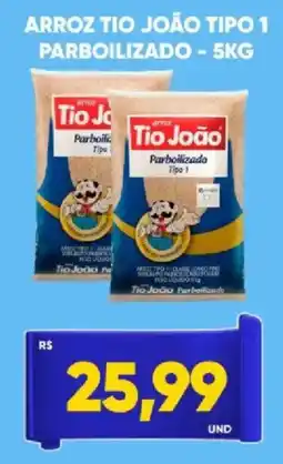 Tatico Arroz tio joão tipo 1 parboilizado oferta