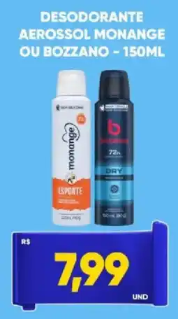 Tatico Desodorante aerossol monange ou bozzano oferta
