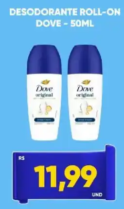 Tatico Desodorante roll-on dove - 50ml oferta
