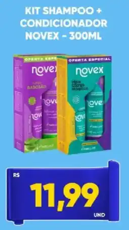 Tatico kit shampoo + condicionador novex oferta