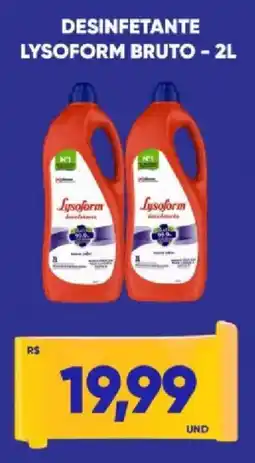 Tatico Desinfetante lysoform bruto oferta