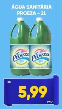 Tatico Água sanitária proeza oferta