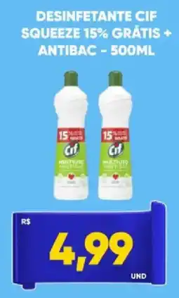 Tatico Desinfetante cif squeeze antibac oferta